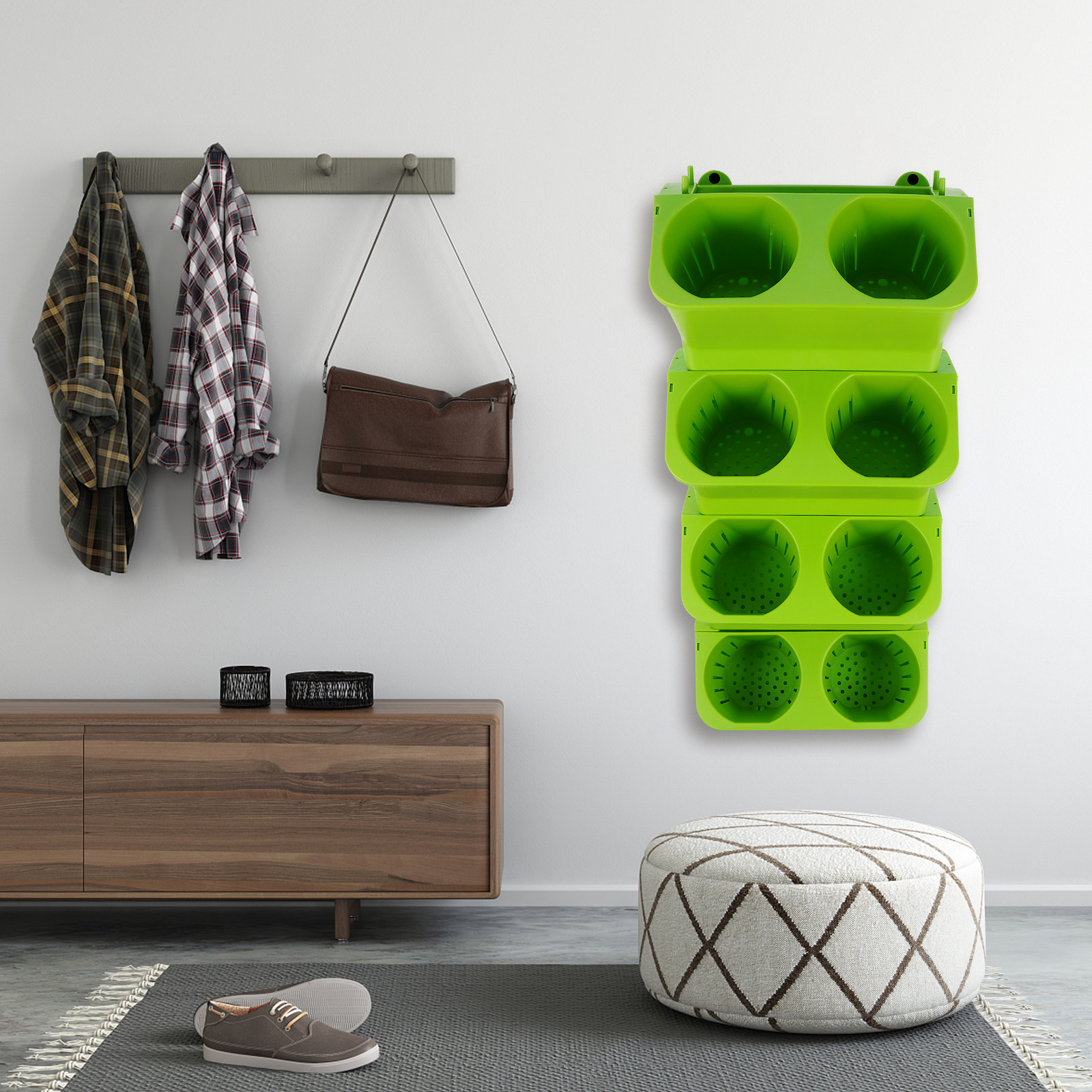 4Pcs Vertical Wall Planter Set - đánh giá và giá Vertical Planter