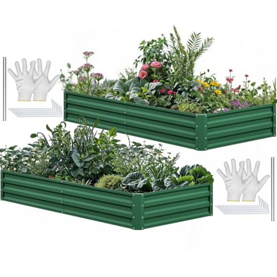 Raised garden bed kit for outd - đánh giá và giá Garden Gloves