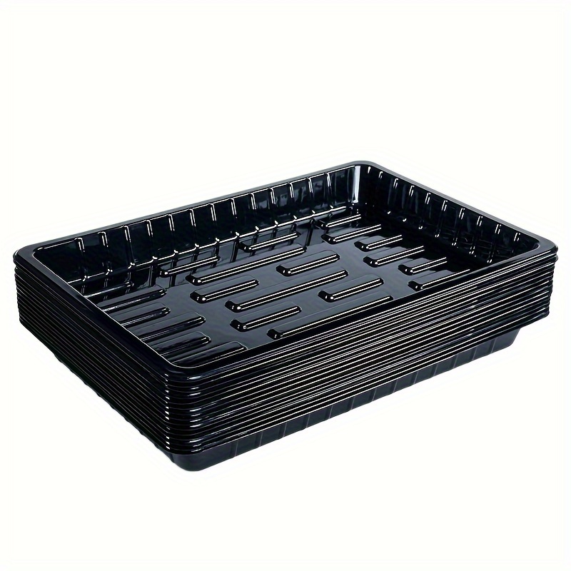 1Pc Durable Black PET Plastic  - đánh giá và giá Seed Starter Tray