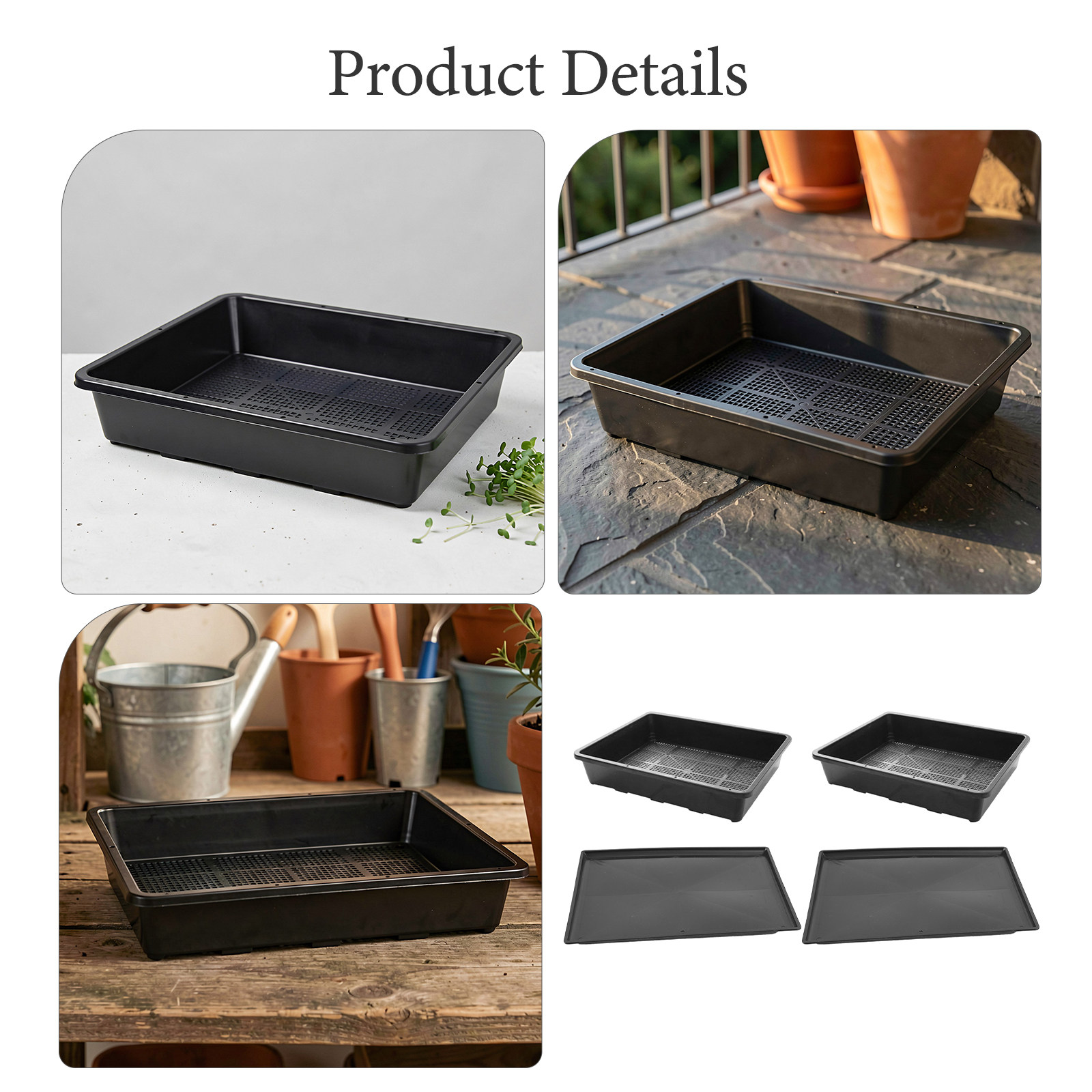 2Set Garden Planting Trays Reu - đánh giá và giá Seed Starter Tray