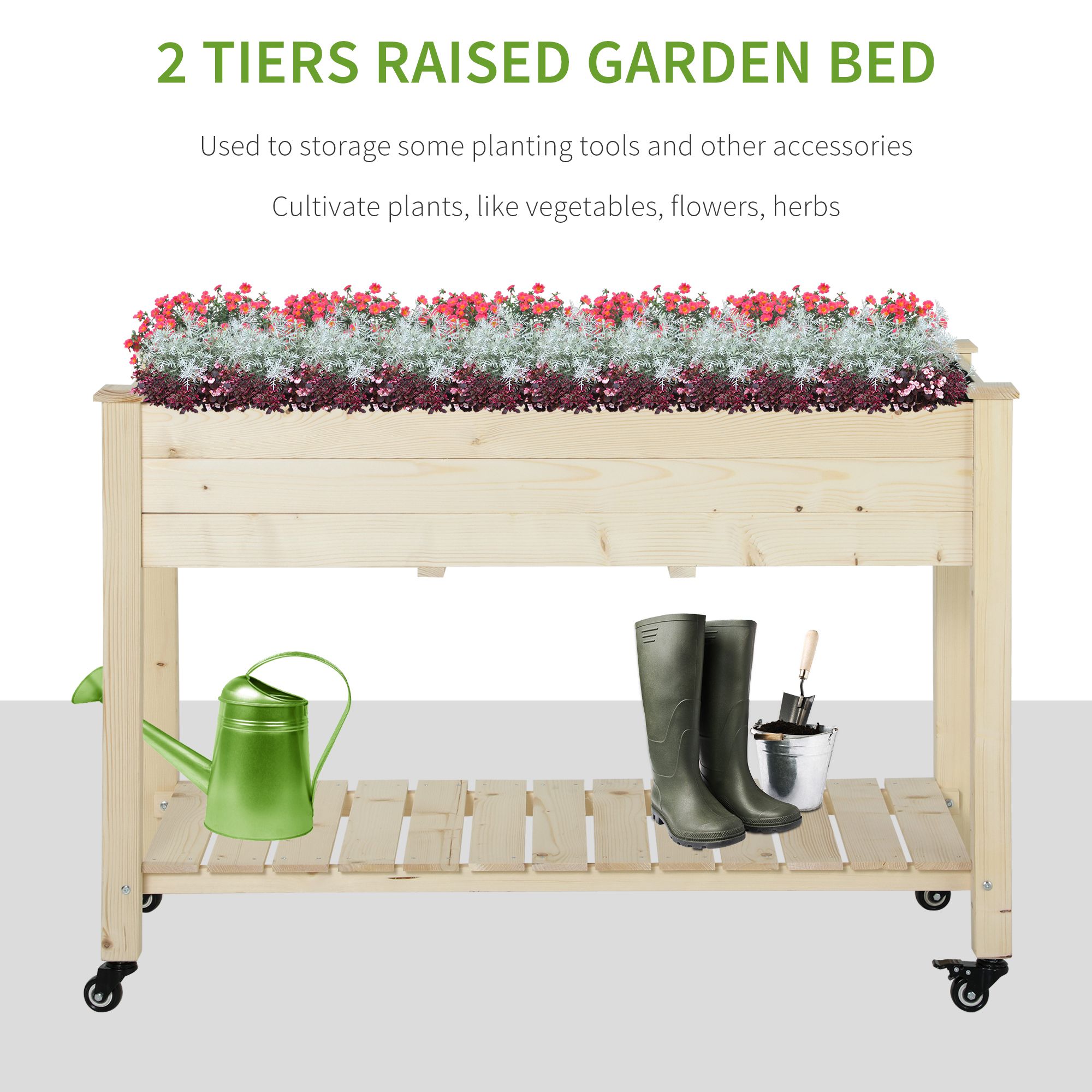 Outdoor/Indoor Raised Garden B - đánh giá và giá Raised Garden Bed