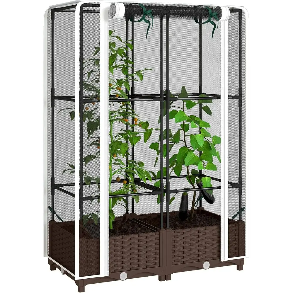 Elevated Garden Bed with Trell - đánh giá và giá Self Watering Planter