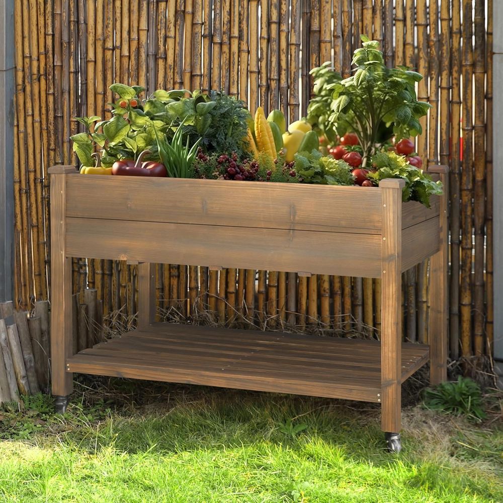 Large 48x24x33in Raised Garden - đánh giá và giá Raised Garden Bed