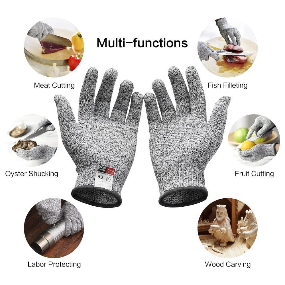 HPPE Level 5 Anti-Cut Gloves K - đánh giá và giá Garden Gloves
