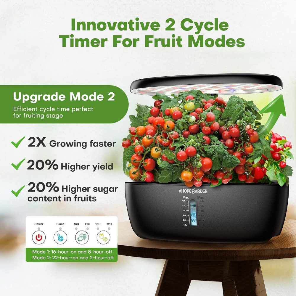 12 Pod Hydroponic Garden with  - đánh giá và giá Hydroponic Kit