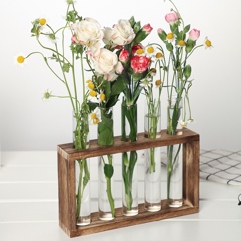 5-Tube Glass Hydroponic Plante - đánh giá và giá Indoor Herb Garden