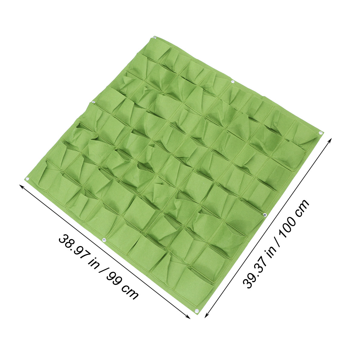 64-Pocket Wall Mounted Plantin - đánh giá và giá Grow Bag