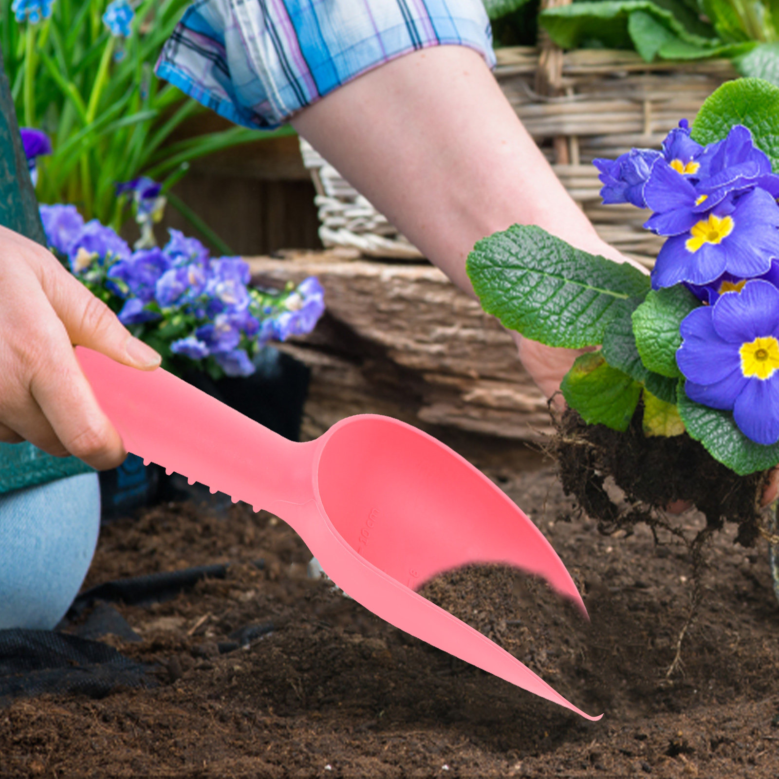 2Pcs Plastic Garden Scoop Hand - đánh giá và giá Trowel Garden Tools