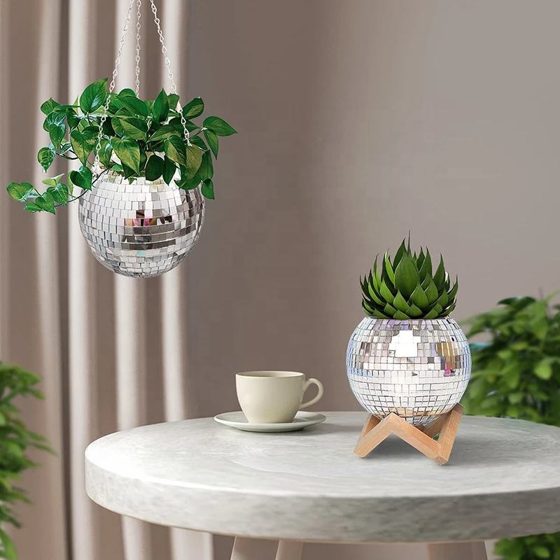 Disco Mirror Ball Hanging Flow - đánh giá và giá Indoor Herb Garden