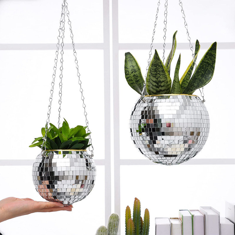 Disco Mirror Ball Hanging Flow - đánh giá và giá Indoor Herb Garden
