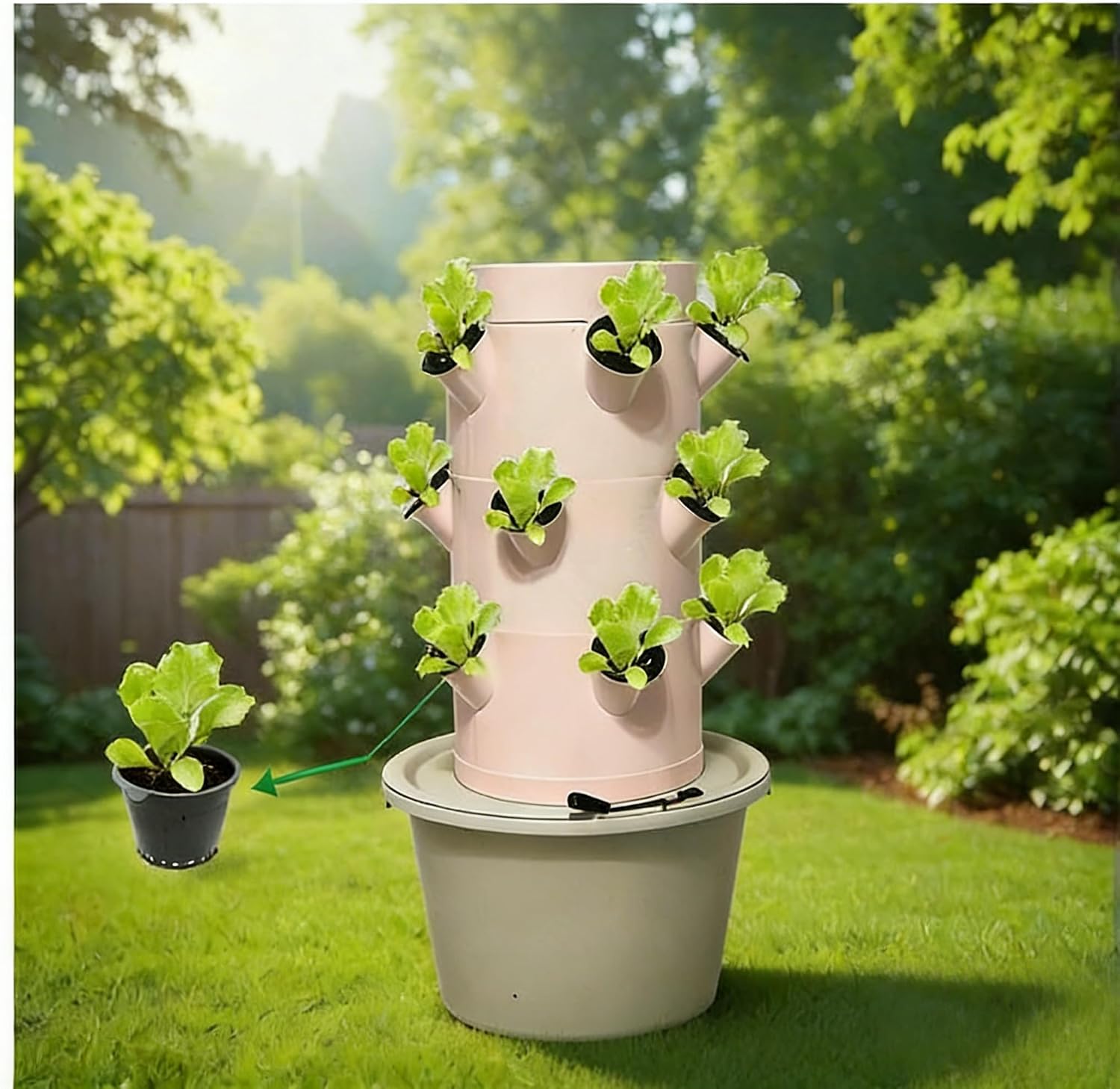 Vertical Hydroponic Growing Sy - đánh giá và giá Hydroponic Kit