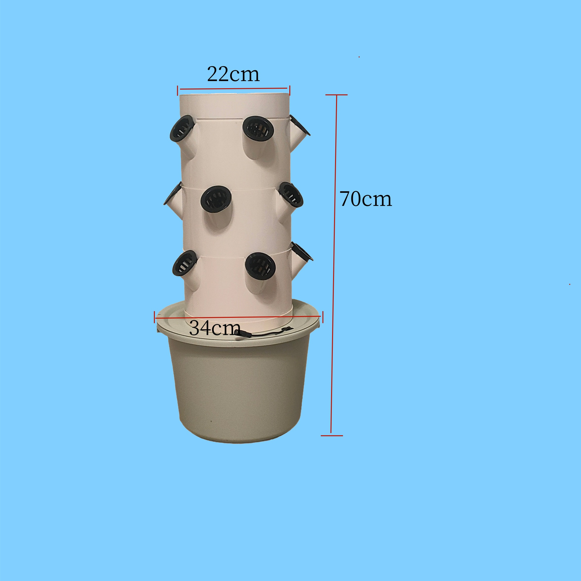 Vertical Hydroponic Growing Sy - đánh giá và giá Hydroponic Kit